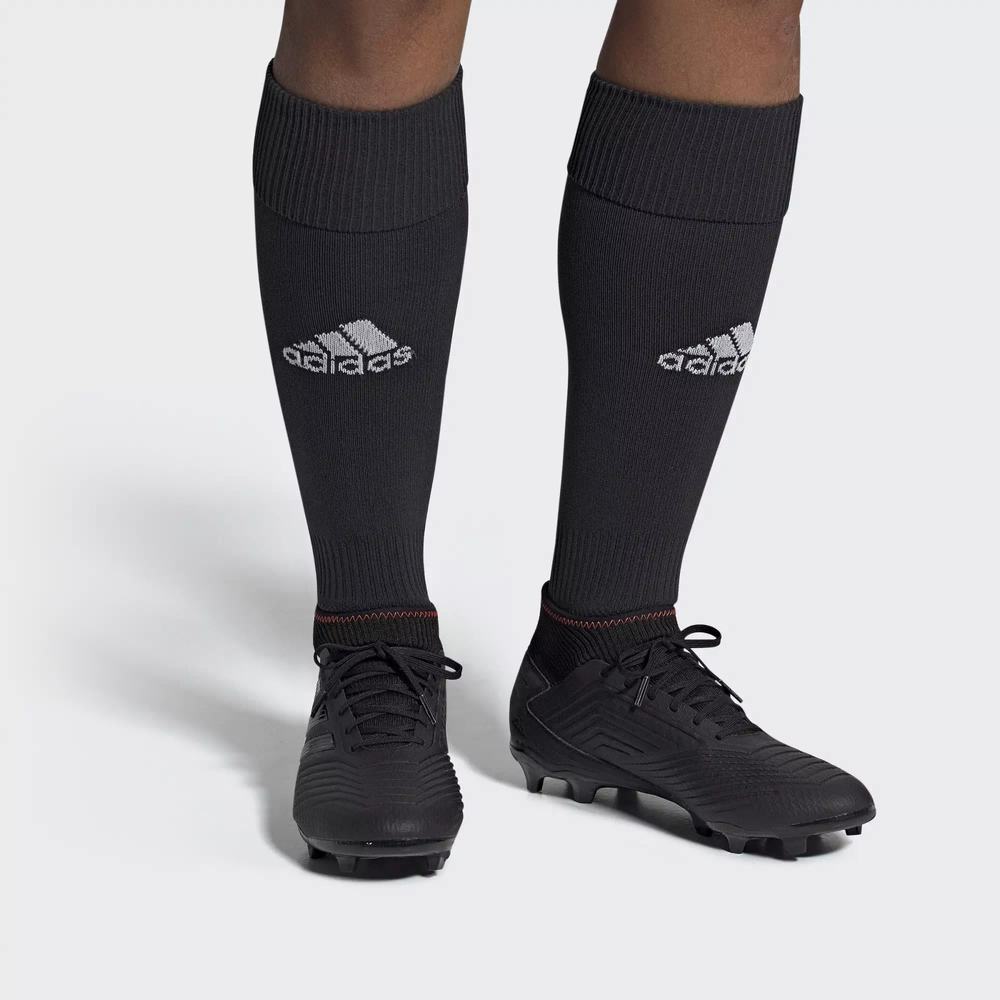 Adidas Predator 19.3 Firm Ground Tacos de Futbol Negros Para Mujer (MX-77910)